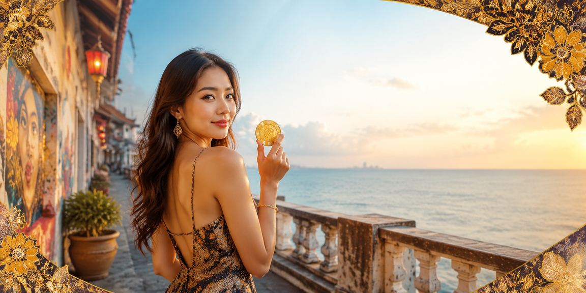 Pengguna platform cp204a berbaju batik di Pulau Pinang Malaysia